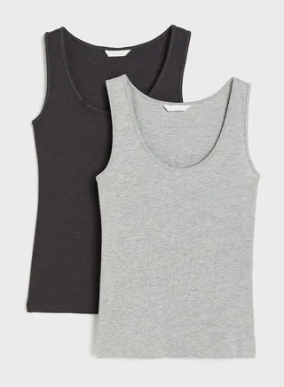 2 Pack Ribbed Tank Top