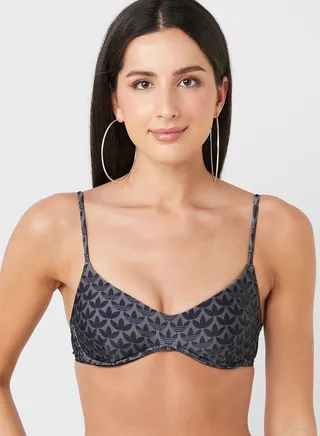 Monogram Swim Top