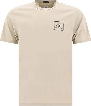 C.P.Company Logo Printed Crewneck T-Shirt