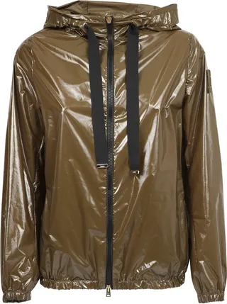 Herno High-Shine Drawstring Jacket
