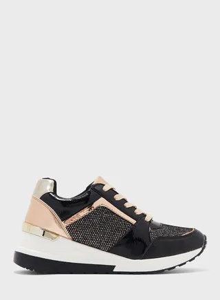 Lace Up Low Top Sneakers