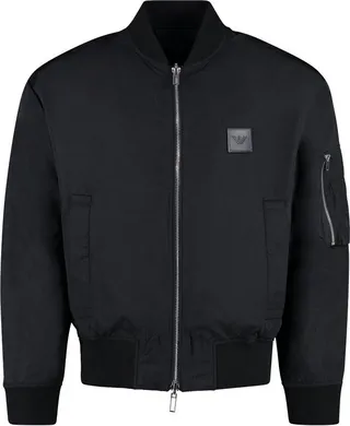 Emporio Armani Logo Patch Bomber Jacket