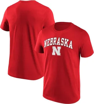 Men's Fanatics Branded Scarlet Nebraska Huskers Campus 2.0 T-shirt