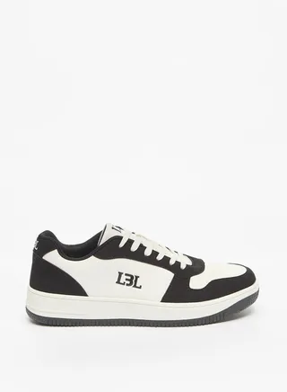 Men's Solid Casual Shoes Sneakers With Lace-Up Closure