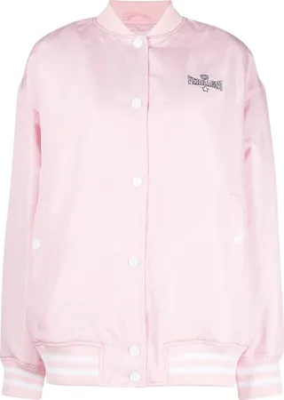 Logo-Print Bomber Jacket