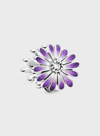 Purple Daisy Charm