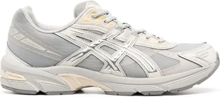 Panelled Lace-Up Low-Top Sneakers