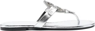 Tory Burch Miller Logo Plaque Thong Sandals