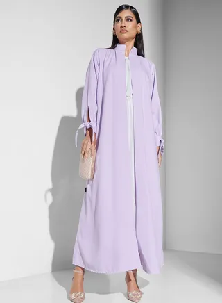 Open Front Abaya
