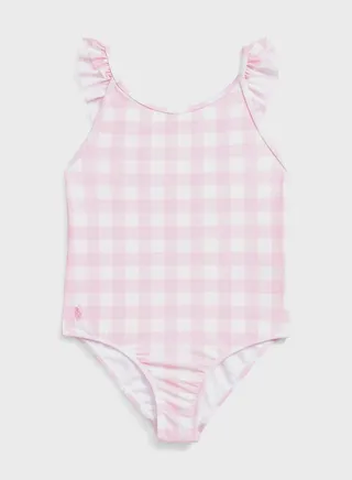 Kids Checked Swimsuit