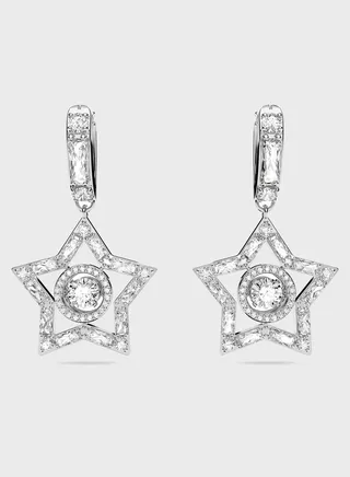 Stella Rhinestone Star Drop Earrings