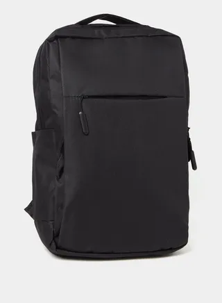 Front Zip Backpack with USB Port