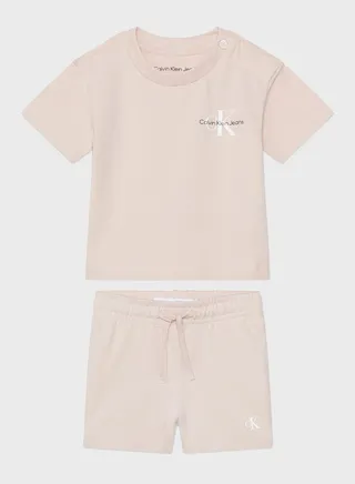 Kids Gradient Logo T-Shirt & Shorts Set