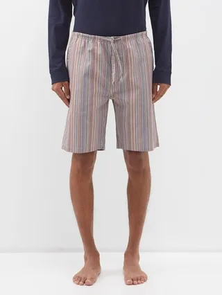 Signature Stripe Cotton Pyjama Shorts
