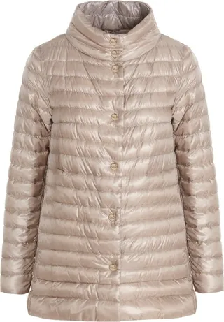 Herno Reversible Button-Up Padded Down Jacket