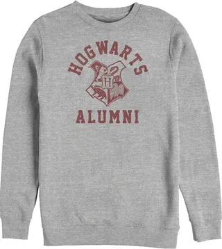 Men's Harry Potter Hogwarts Alumni Sweatshirt - Athletic Heather - 3X Large
