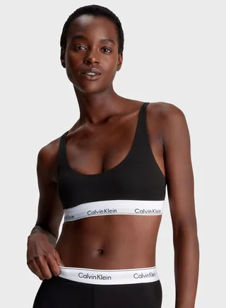 Logo Printed Sport Bra