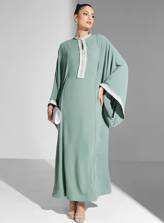 Piping Knitted Dress