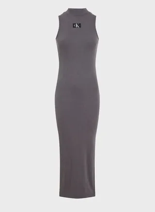 Sleeveless Logo Dress