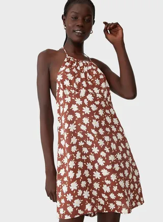 Halter Neck Mini Dress