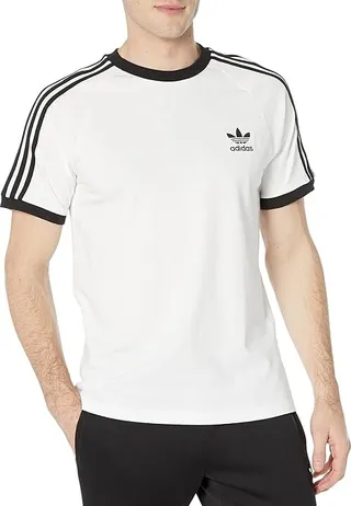 adidas Originals 3-Stripes Tee (White 1) Men's T Shirt