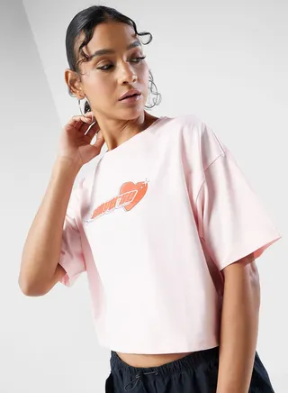 Bemy2K Cropped Oversized T-Shirt