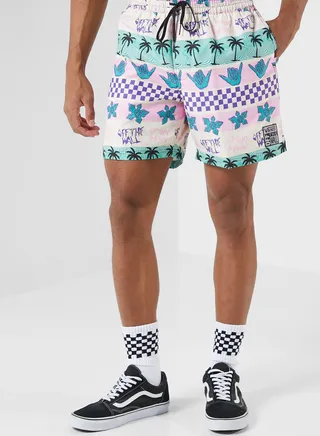 California Stripe Volley Shorts