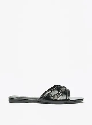 Womens Embellished Slip On Slides Ramadan Collection