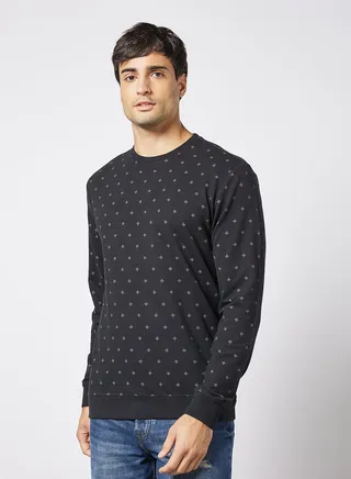All-Over Print Sweatshirt
