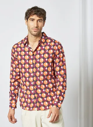 Geometrical Print Shirt