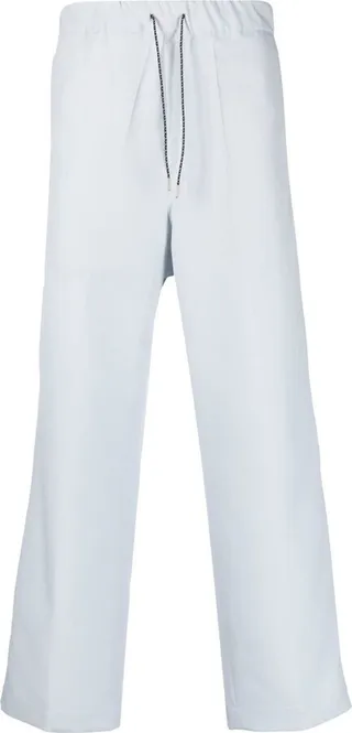 Straight-Leg Drawstring Trousers