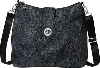 Baggallini Helsinki Crossbody Hobo (Midnight Blossom) Handbags