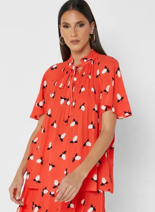 Ruffle Detail Top