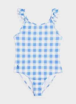 Kids Checked Swimsuit
