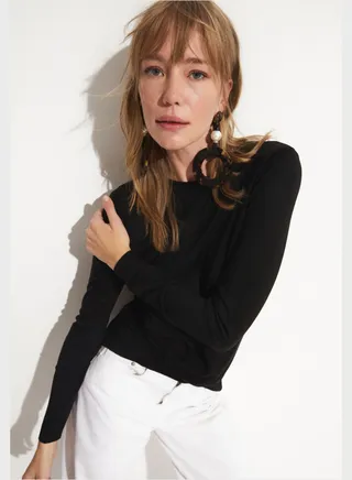Crew Neck Knitted Sweater