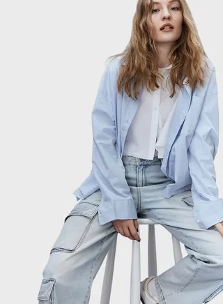 Oversized Button Down Shirt