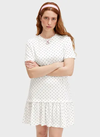 Printed Tiered Dress