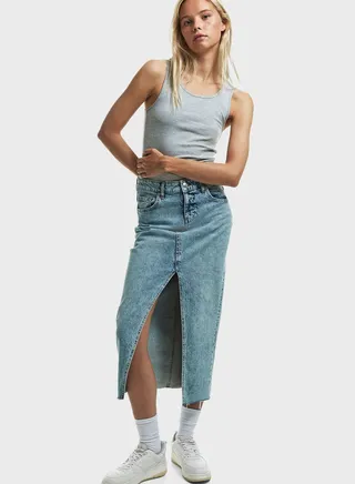 Ribbed Knitted Vest