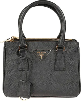 Logo Tag Top Zip Tote