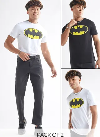 2 Set Batman Crew Neck T-Shirts