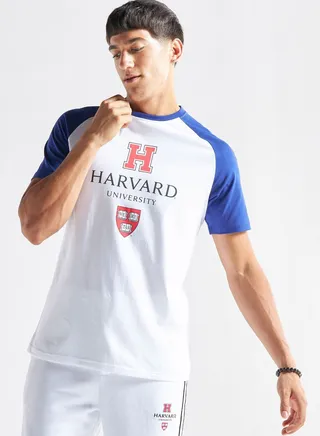 Text Print Crew Neck T-Shirt
