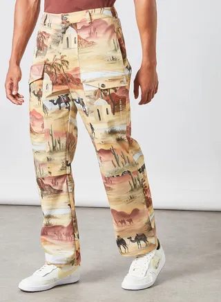 Graphic Print Pant
