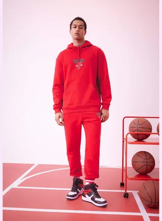 Man NBA Chicago Bulls Knitted Jogger