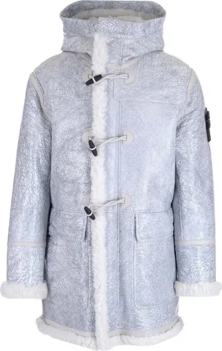 Stone Island Long-Sleeved Hooded Duffle Coat