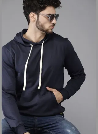 Front Pocket Printed Hoodie