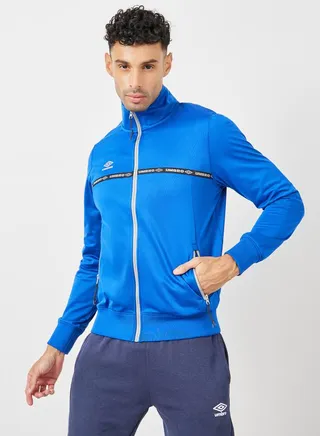 Logo Taping Detail Full Zip Sweatshirt