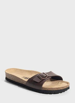 Prague One Strap Wedge Sandals