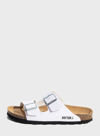 Tracy Double Strap Flat Sandals