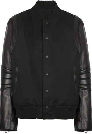 Panelled Bomber Jacket
