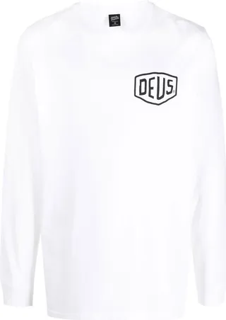 logo-print long-sleeved T-shirt
